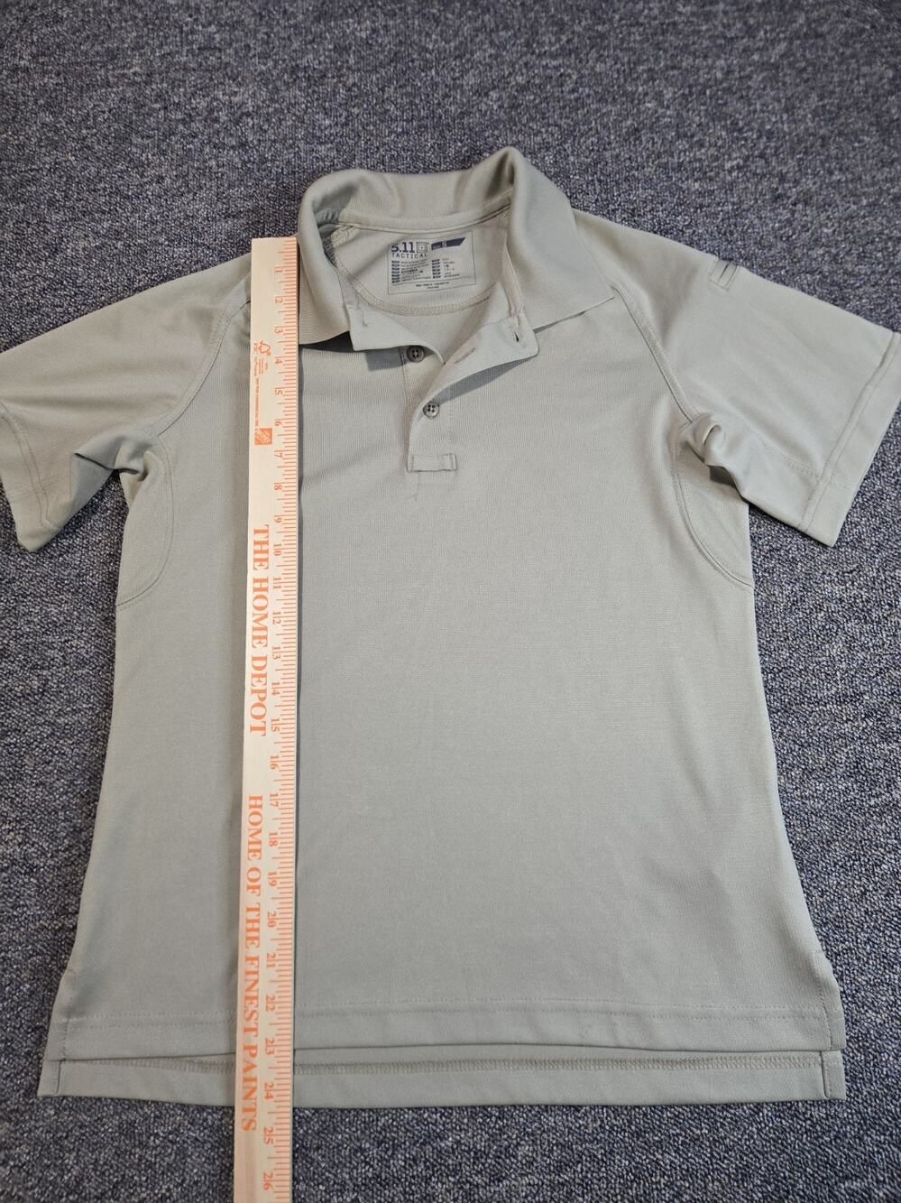 5.11 Tactical Series Performance Polo Shirt Small Short Sleeve Sand Khaki Duty